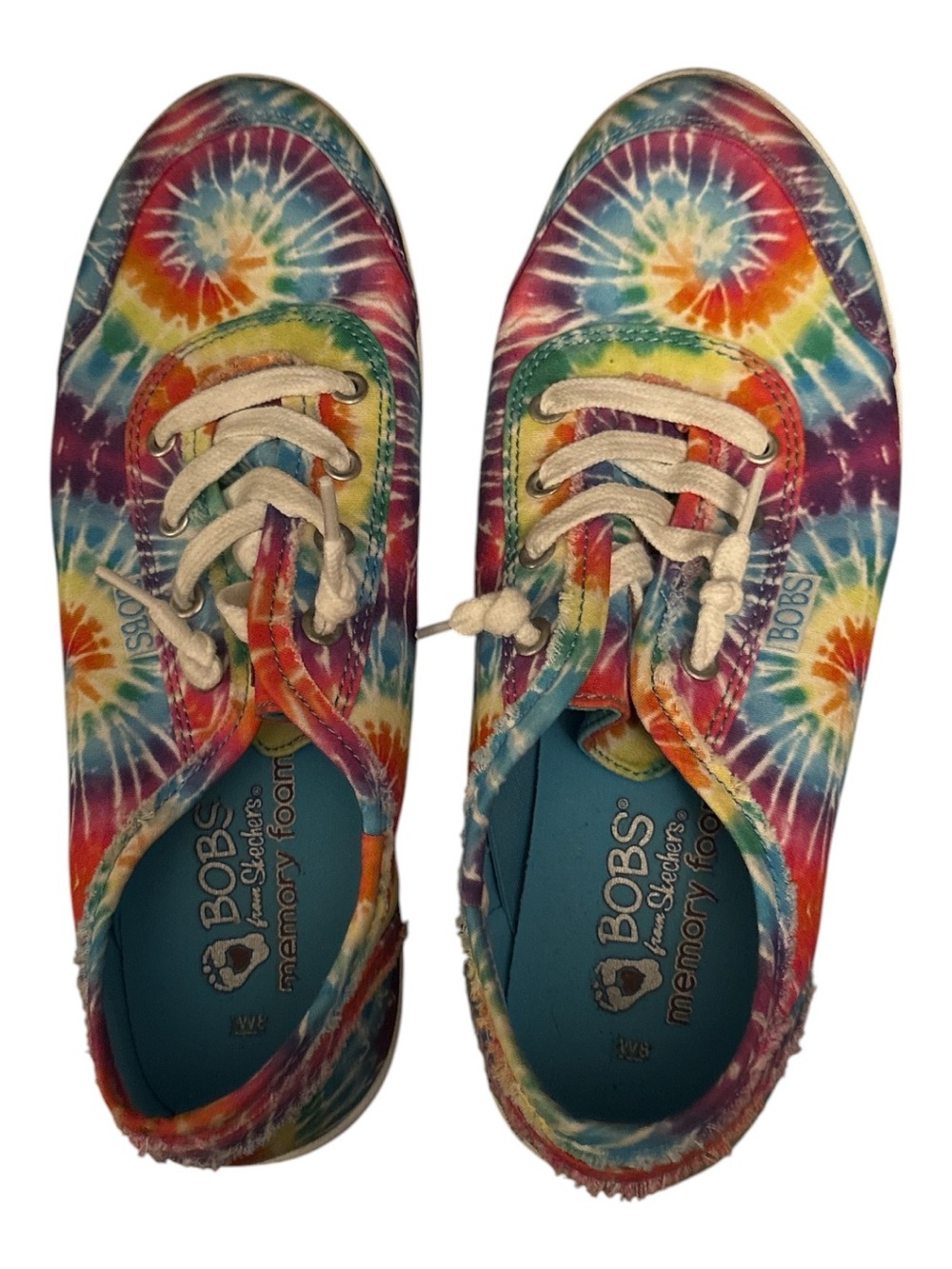 BOBS from Skechers Tie-Dye Canvas Casual Sneakers - Multicolor